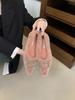 Autumn and winter new pointed gentle rhinestone velvet warm Doudou cotton shoes fashionable soft-soled single shoes