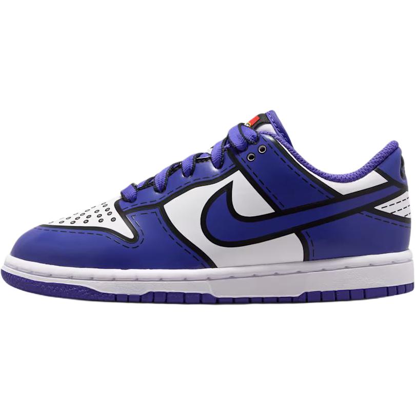 Кроссовки Lego x Nike Dunk Low PS Bright Concord для детей Синий Белый Красно-оранжевый II7288-102 31