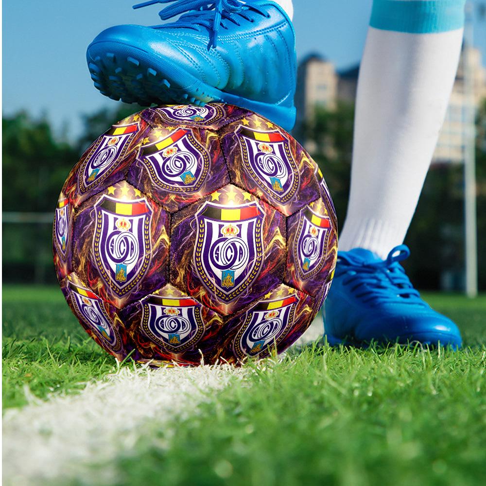 Anderlecht FC Size 5 Standard Football Durable Training Match Soccer Ball for Adult Outdoor Sports