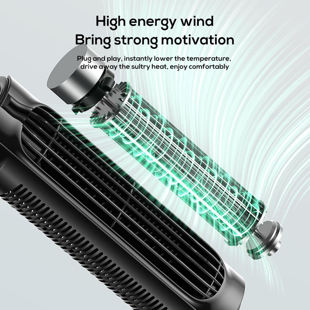 Car Headrest Cooling Air Fan USB Powered 3 Speeds Adjustable Creative Car Seat Fan Low Noise Back Seat Cooler Auto Accessories