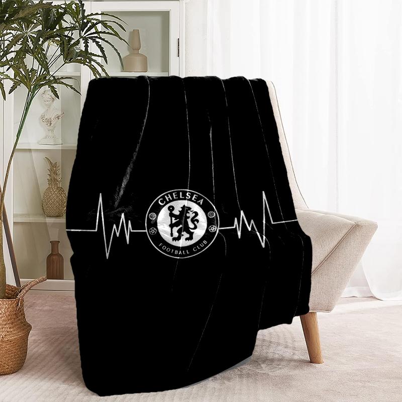 Chelsea F.C Print Blanket - Soft & Comfortable, for Bedroom, Travel, Sofa, Home Decoration - Birthday Christmas Gift for Friend