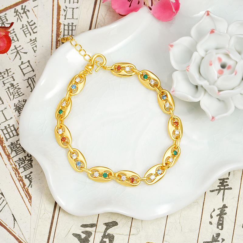 Bracelet Style Pig Nose Bracelet Women's Light Luxury Bracelet European and American Luxury High-end