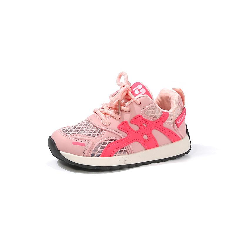 Popular single net breathable sports shoes 2025 summer new fashion versatile boys baby casual shoes girls single shoes