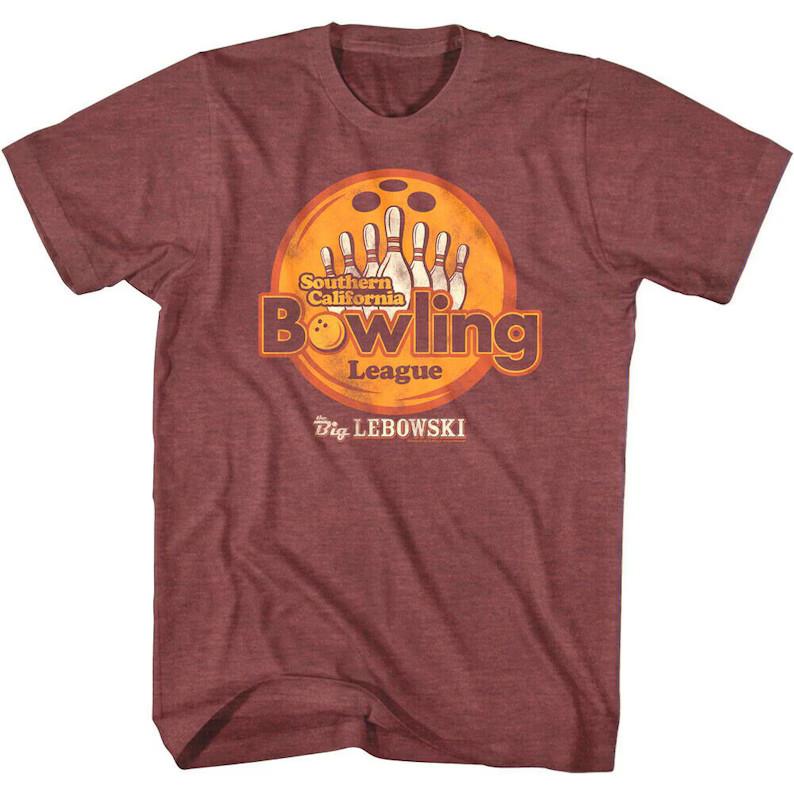 BIG LEBOWSKI T-Shirt Southern California Bowling League Tees