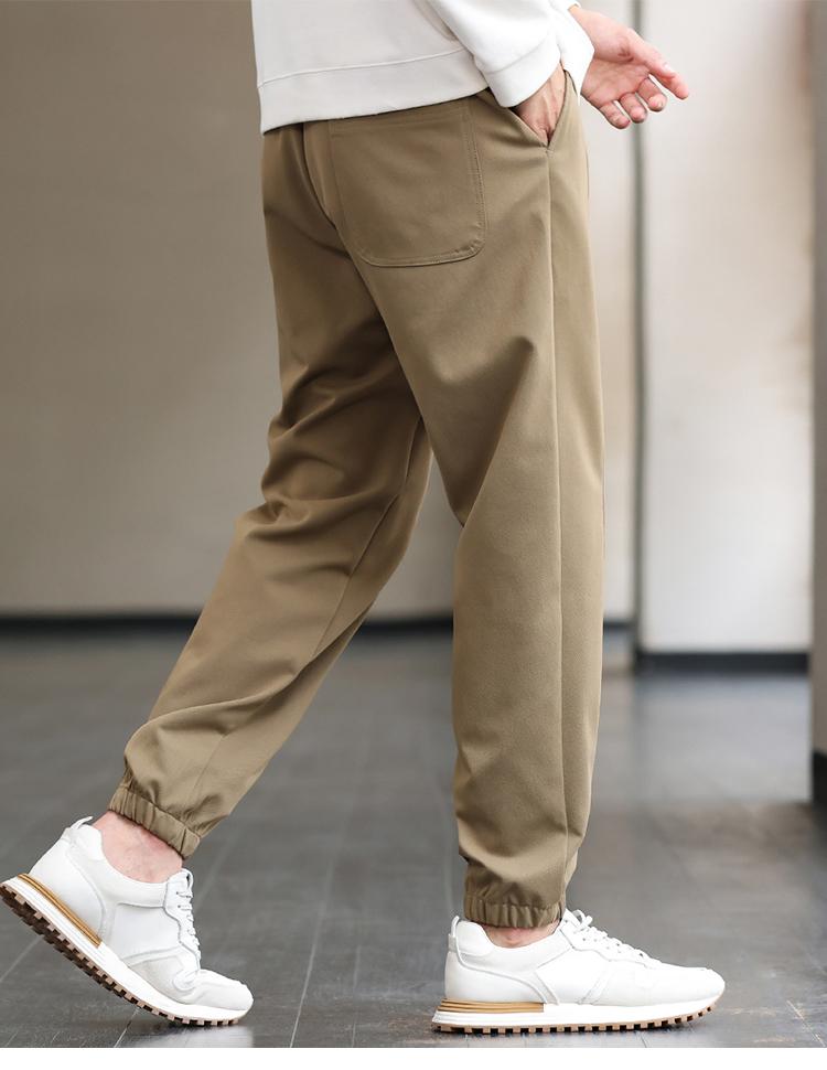 Simple and Versatile Tapered Sports Leggings, Sweatpants, Men's Casual Pants