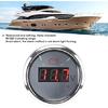 Marine Voltage Gauge Marine Volt Meter 52mm Diameter Boat Voltage Gauge LED Digital Display 316 Stainless Steel Marine Voltmeter Gauge Universal for