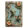 Retro Aluminum Tinplate Paintings, Coffee Shop License Plates, Round - Shaped Rural - Style Decorations for Bar Walls
