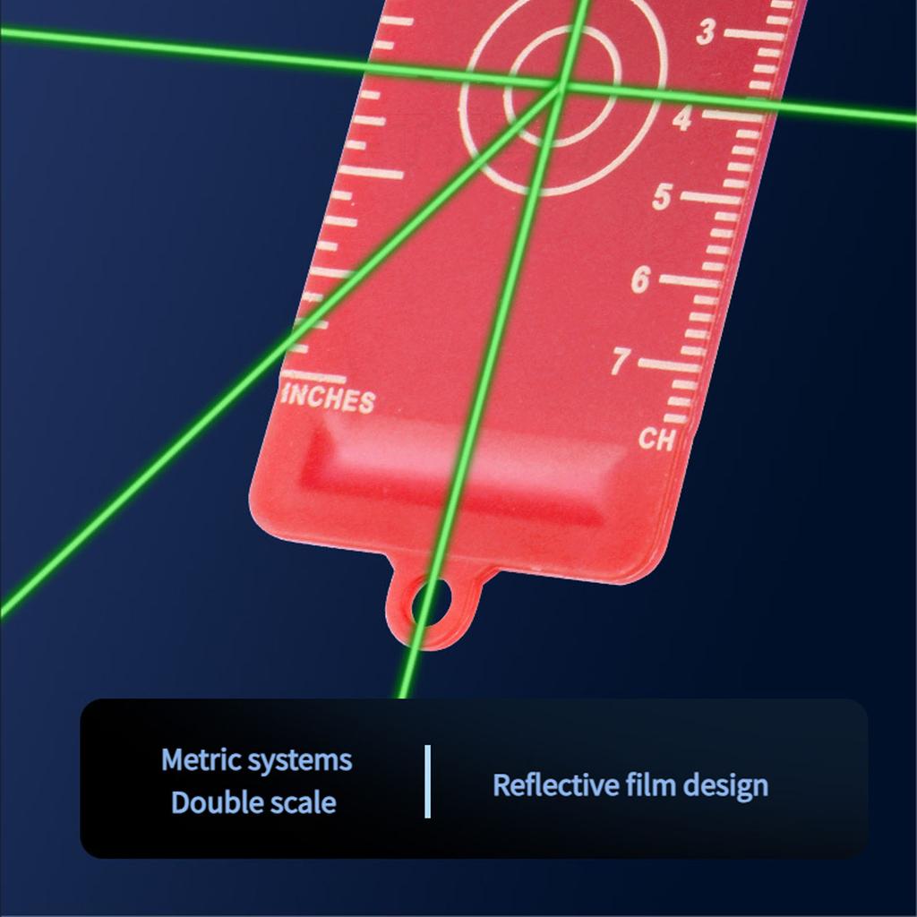 Magnetic Laser Level Target For Precision Measurement ABS Construction For Construction And DIY Projects