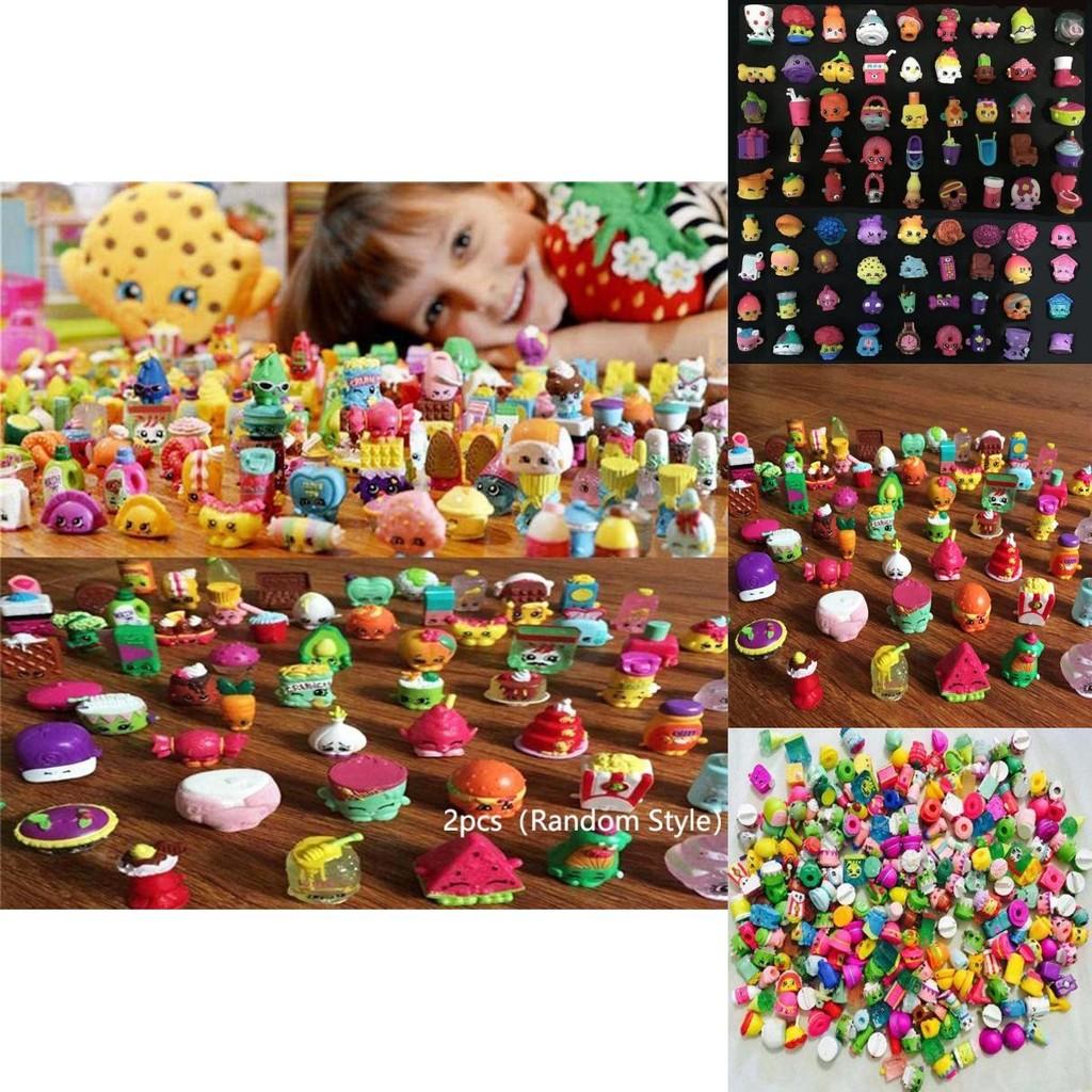 New Arrival 2pcs Of Shopkins Season 2-5 Mini Action Figure Toys Great Gift For Kids