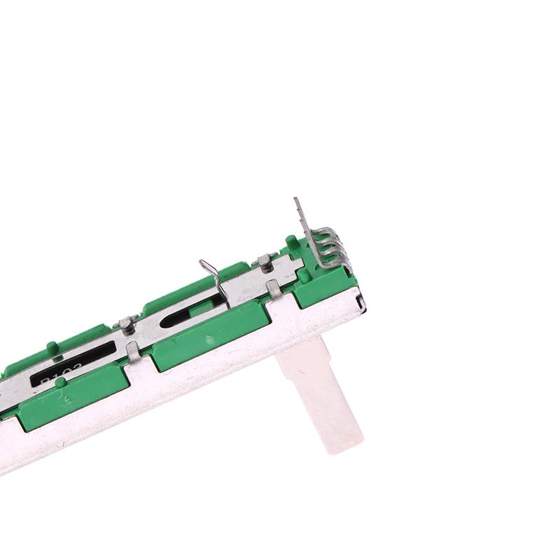 60 mm Fader miksera podwójny potencjometr głośności B10K Mikser Fader prosty przesuwny potencjometr głośności