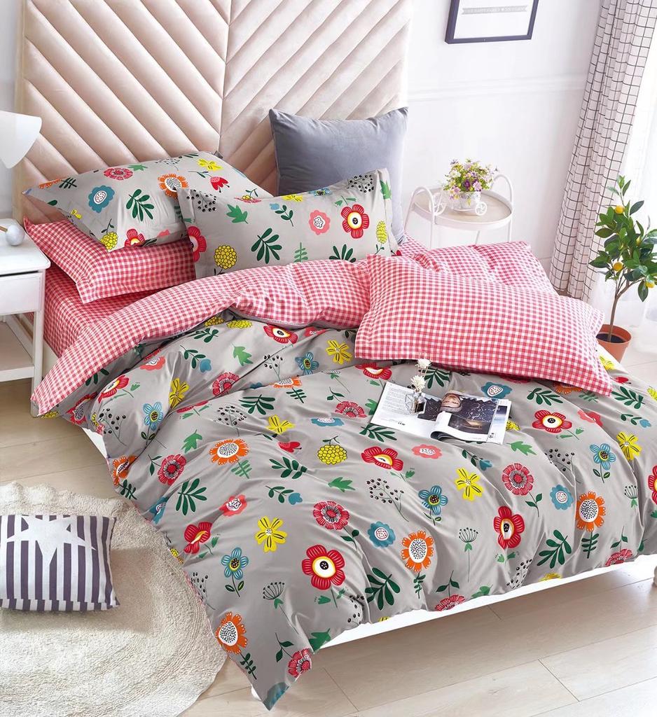 Traditional Printed Pillowcase Quilt Cover Two Or Three-Piece Set Is Available
