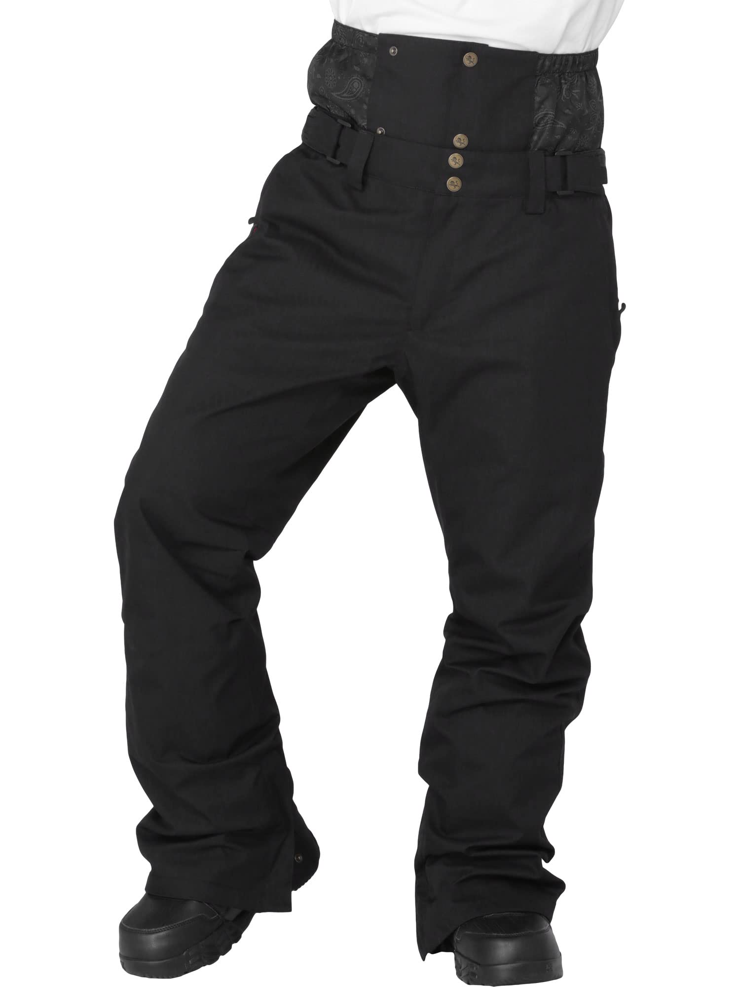 

Pontapes Сноубордические и лыжные штаны для мужчин и водонепроницаемые до размера Черные женские, 15 000 мм, POP-431, 2XL, чёрный