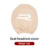 abcd1 Car Seat Headrest Protective Cover Anti-Dirty Pillow Protector For VW Passat Golf Tiguan Polo Scirocco Jetta CC T-ROC Touareg