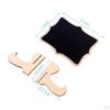 10 Wooden Blackboard Message Labels Wedding Party Table Chalkboard, Comes with Films + Pens