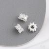 14K Gold-Plated Zircon Spacer Beads for DIY Jewelry