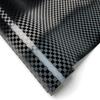 Forged Plaid Carbon Fiber Car Vinyl Wrap for Console, Hood & Mirror
