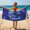 1 Stück Mond Schmetterling Strandtuch - Übergröße, Saugfähige Mikrofaser, Schnelltrocknend, Ideal Für Reisen, Schwimmen, Surfen Badetuch