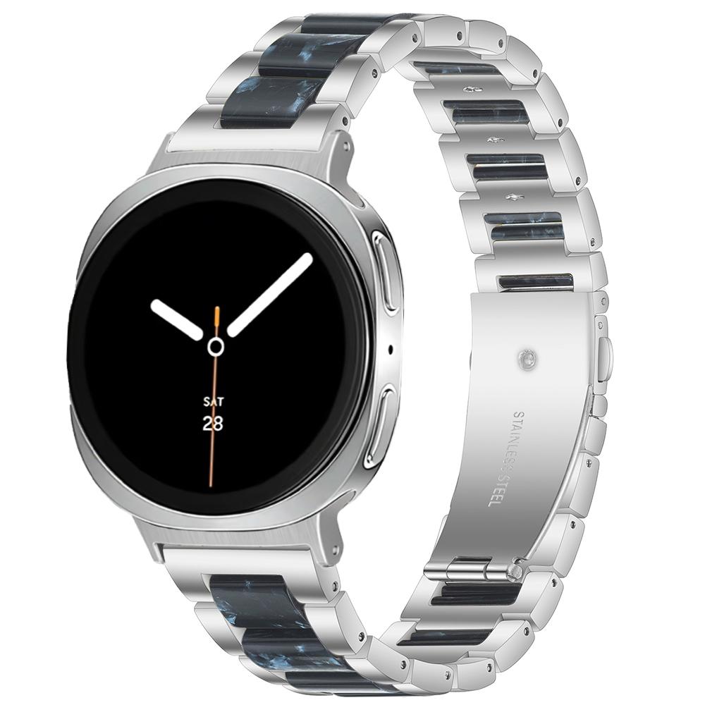 Damen Harzarmband für Samsung Galaxy Watch 8 Classic 46mm 8 44mm 40mm Edelstahlarmband für GALAXY Ultra 47mm 2025 Armband