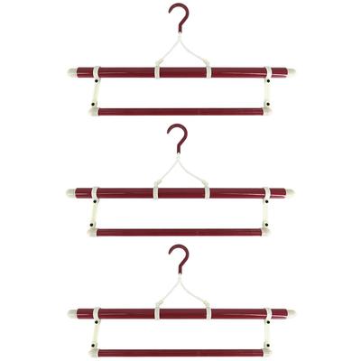 Set of 3 Kimono Hangers for Judo, Kendo, and Other Kimono, Foldable, with Obi Hanger, and Extendable Design, Made In Japan