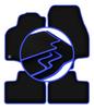 CARLUX-BLUE Car Mats For: Opel Astra G Cabrio, Coupe, Bertone (1998-2009)
