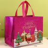Christmas Gift Bag Non-woven Santa Xmas Tree Tote Bag Large Capacity Shopping Bag Xmas 2026 New Year Candy Gift Packaging Bag