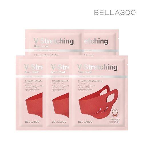 

[CKD] VELLA V Stretching Band Mask 12g x 5 Sheets_636840