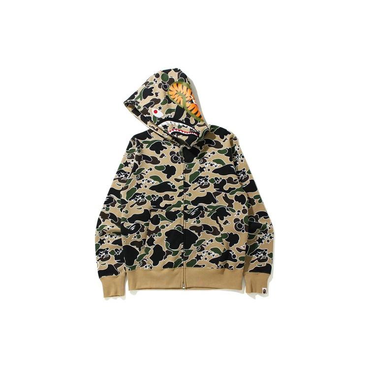 Bape Sta Camo Shark Zip Men's 1H80-115-004