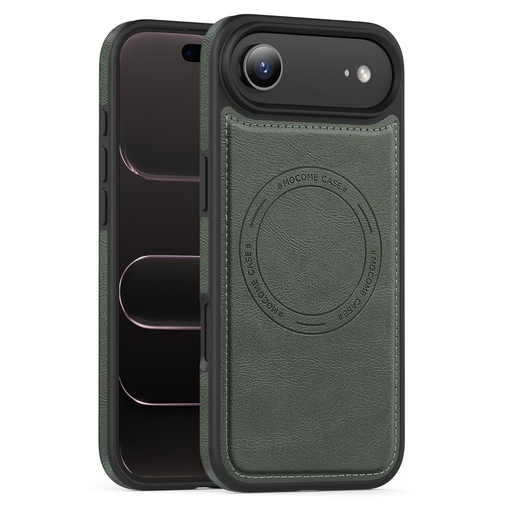 For iPhone Air Case Compatible with MagSafe Leather Back Phone Cover