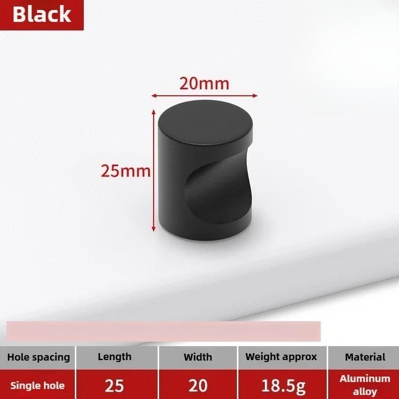 Moderne minimalistische Griffe Schrank Kommoden Massive Aluminiumlegierung Schranktürgriffe Kleiderschrank Schublade Küchenmöbelbeschläge
