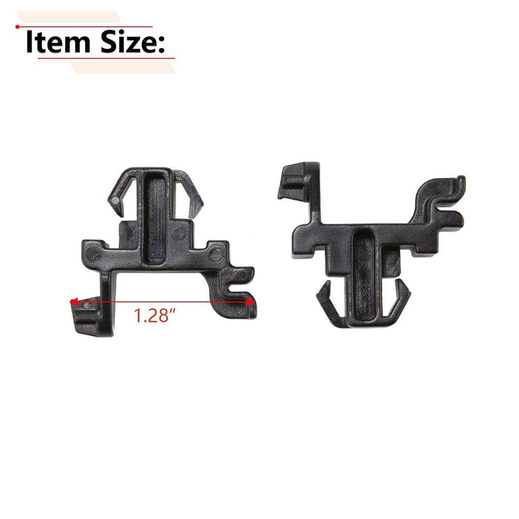 RLB-HILON Headlight Clip Compatible with Toyota Tacoma Prerunner & 4WD 1998 1999 2000 Year, for Lower Headlight Panel Retainer Clips, for 53245-04010