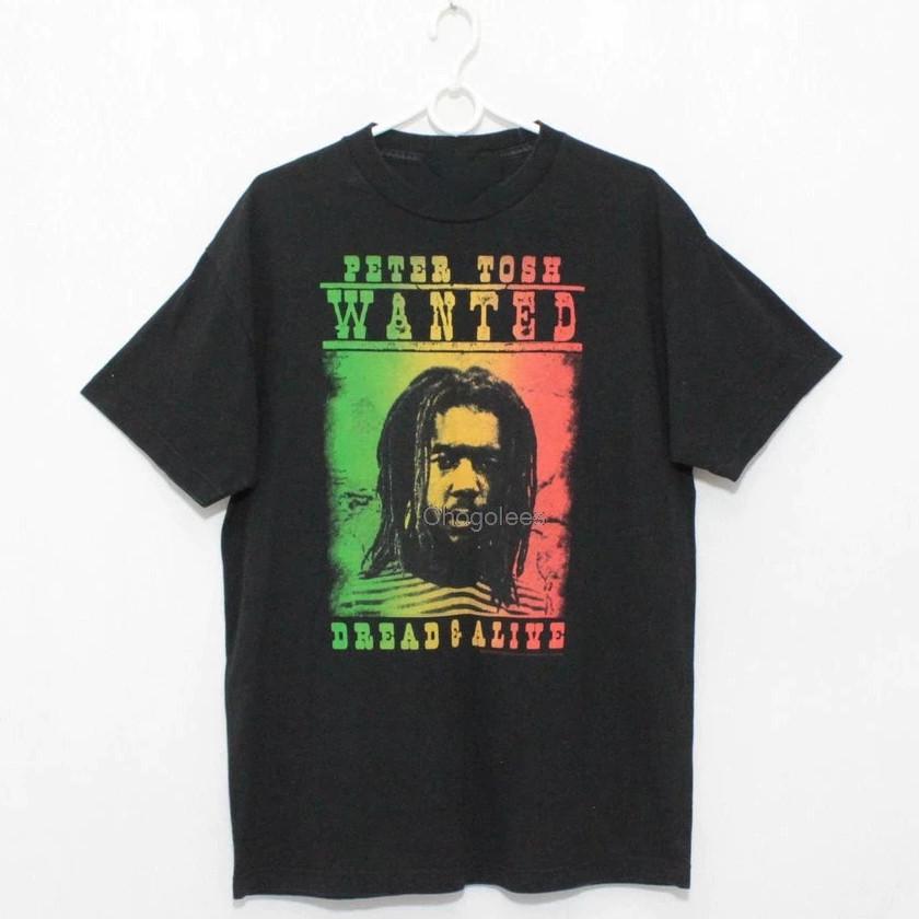 Peter Tosh Dread Alive Men T-shirt Black Short Sleeve All Sizes S-5XL XZ302 Unisex T-Shirt XL