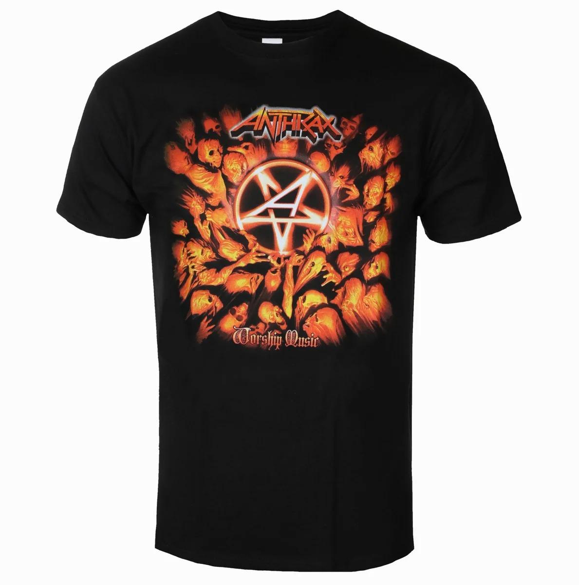 

Rare Anthrax Band Graphic Cotton Tshirt Unisex Summer Short Sleeve Fashion Brand Tee Luxury Casual Vintage Retro Top 4XL