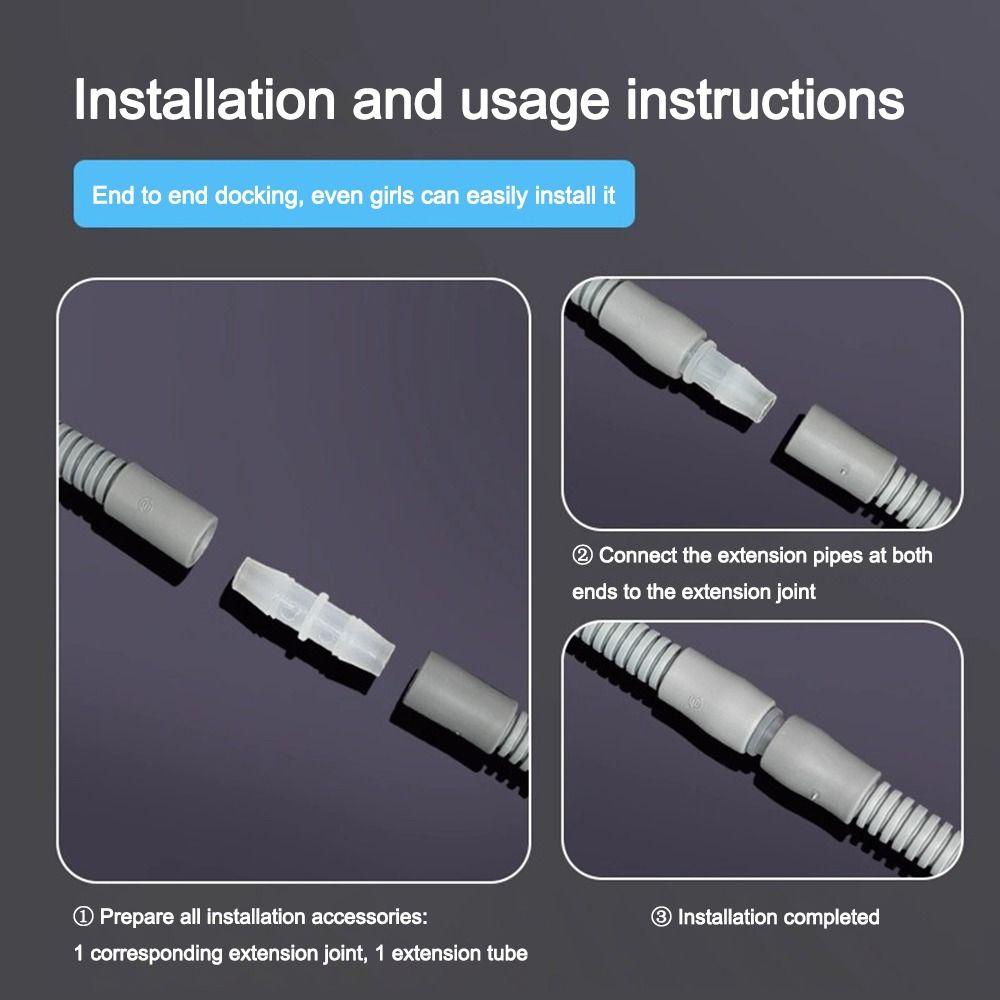 10mm Odtok sušičky Více velikostí s adaptérem Náhradní prodlužovací hadice sušičky pro Midea pro Haier pro sušičky Siemens