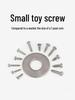 304 Round Head Phillips Self-Tapping Screws, M1.21.41.7M2.2M2.6M3.5 Electronic Small Screws with Pointed Tail