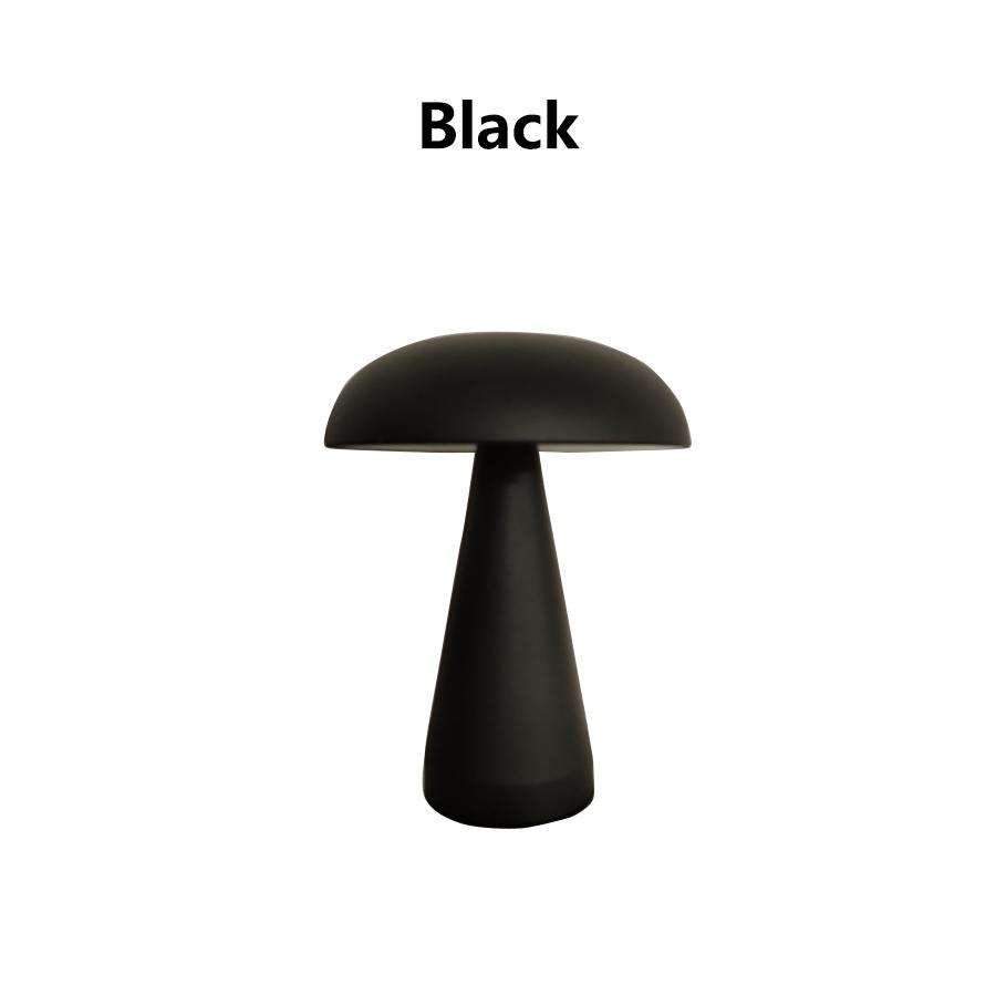 

Retro LED Night Light 3 Color Temperature Mushroom Shape Coffee Bar Restaurant Office Bedroom Decor Touch Sensor Table Lamp