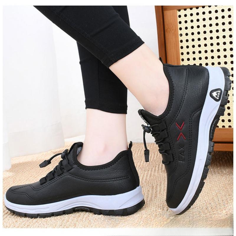 Cotton Shoes Women's Winter Waterproof, Padded Warm Thick Bottom, Boots Non-slip Soft Bottom Shoes