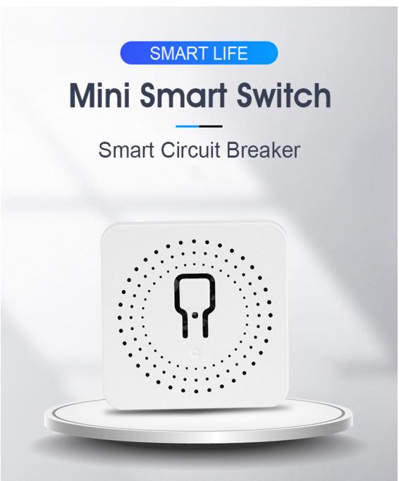 

Graffiti WiFi Smart Mini Circuit Breaker - Alexa Voice & Mobile Remote Control Switch PC Material