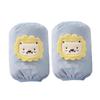 Children's Cartoon Anti-Stain Waffle Oversleeves - Autumn/Winter Down Jacket Cuffs