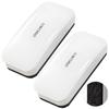 Magnetic Whiteboard Eraser for Efficient Erase of Markings On Whiteboards and Glass Laser Eraser for and Offices Two-Pack Boards, Classrooms, Homes,