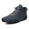 Fashion Hi Top Ankle Man White Shoes Hiking Tennis Man Trekking Shoes Sneakers Sport Leisure Genuine Brand Outside Luxary