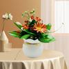 Artificial Potted Plants 5 Flower Head Home Office Table Centerpiece Wedding Faux