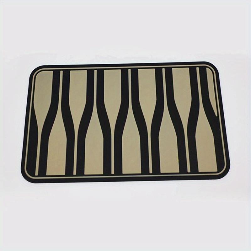 1 PC Universal Car Floor Pads Anti-skid Pedal Mat Interior Accessories Heel Foot Mat Pedal Cover Black PVC Universal Car Mat