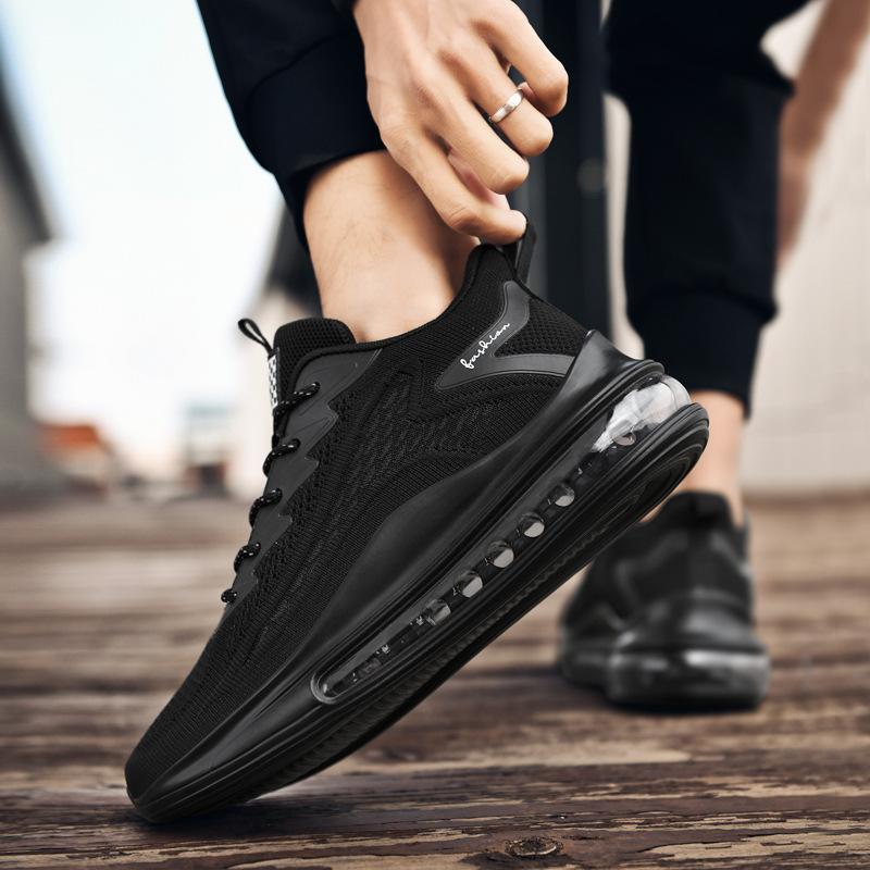 Air Cushion Men's Shoes Breathable Autumn Sports Casual Shoes Fashion Trend Running Shoes Extra Large Size Men's Shoes