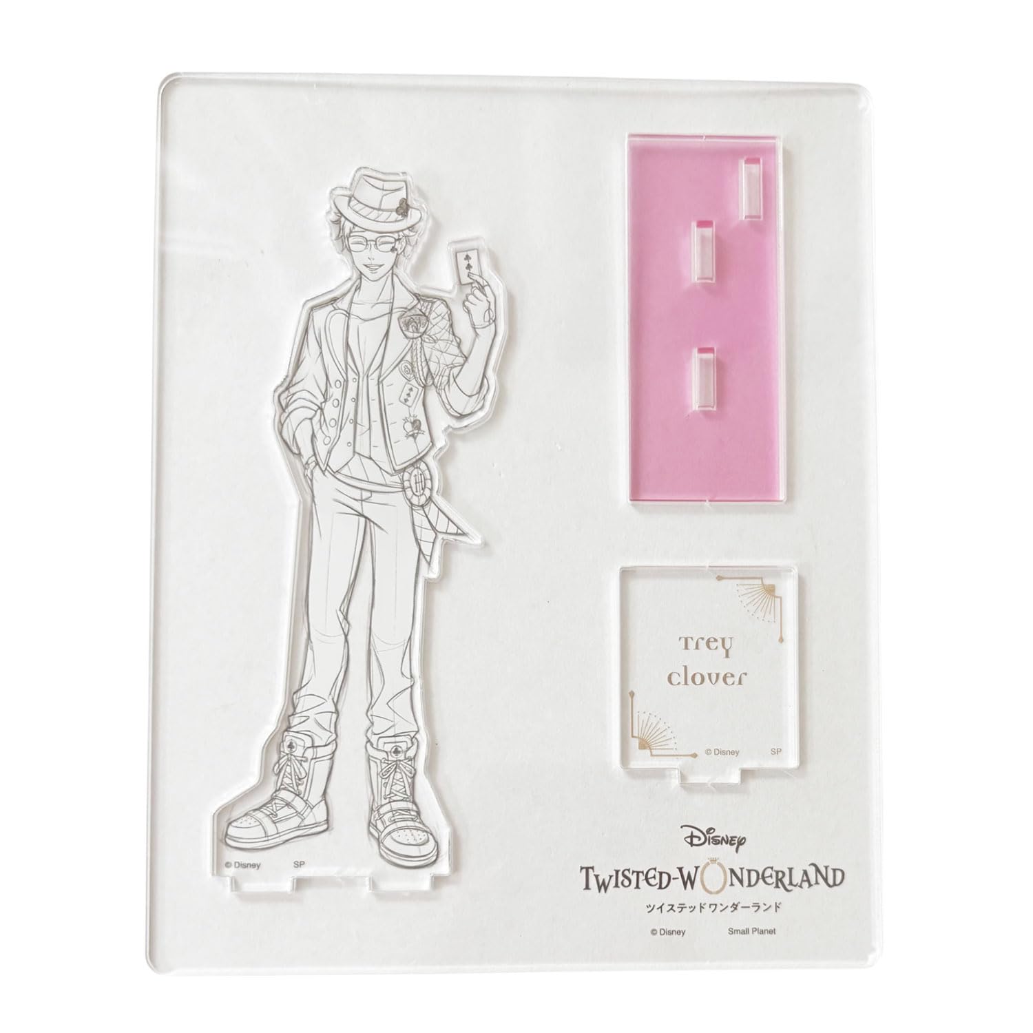 

Small Planet Disney Twisted Wonderland Smile Acrylic Stand Tray Sketch-Style