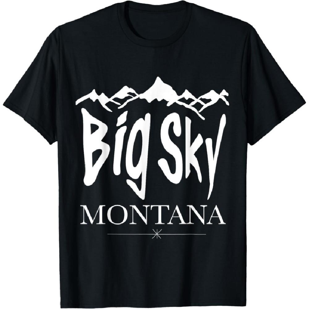 

Big Sky Монтана Футболка Футболка XXXXXL чёрный