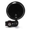 Easy Install Foldable Round Side Mirrors Retro Round Mirrors Adjustable Rearview Mirror Pair for Various Motorcycles