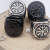 Viking Thor's Hammer Stainless Steel Punk Runic Ring for Men