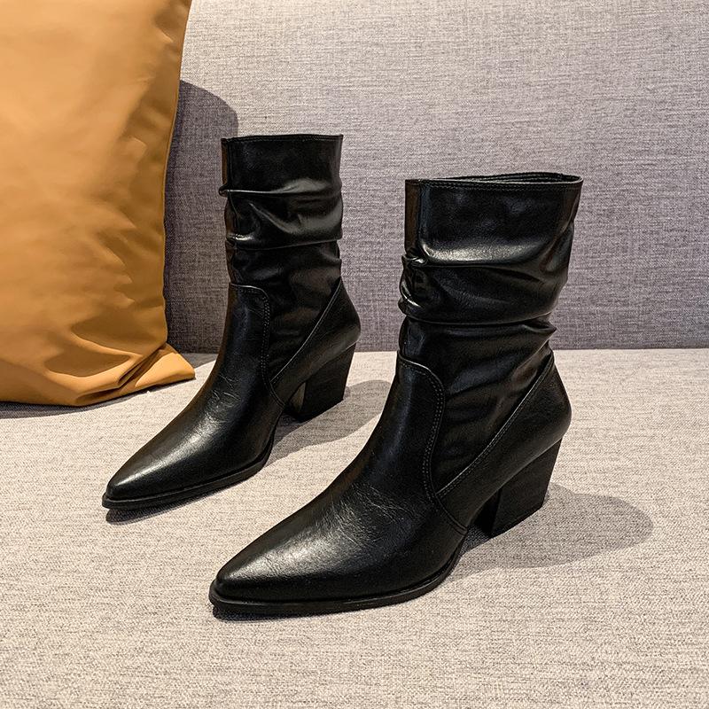 Fashion Fashion Casual Leather Chelsea Boots for Women Autumn Winter Soft Soled Women's Platform Shoes Designer New Ankle Boots Female