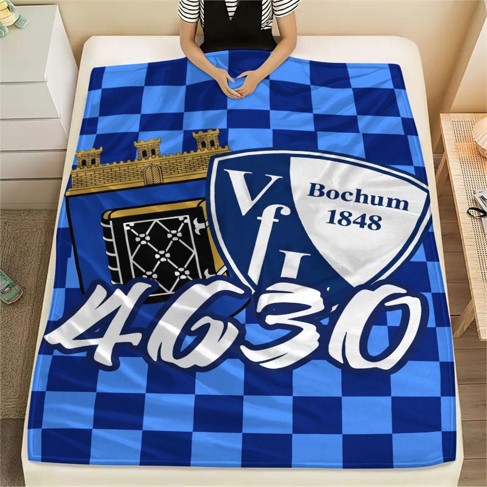 Coperta VfL Bochum, Alta qualità, Confortevole per Tutte le Stagioni, Decorazione per la Casa, Calore e Comfort