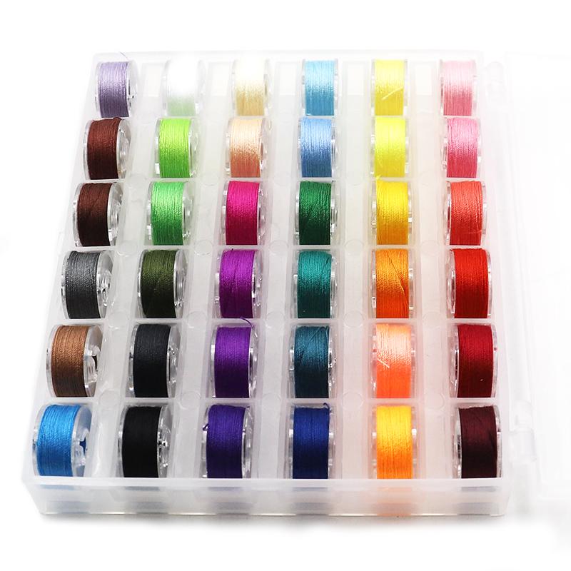 1set 36colors Sewing Machine Thread for Home, Manual Repairing Clothing Sewing Thread, Polyester Thread, DIY Sewing Accessories